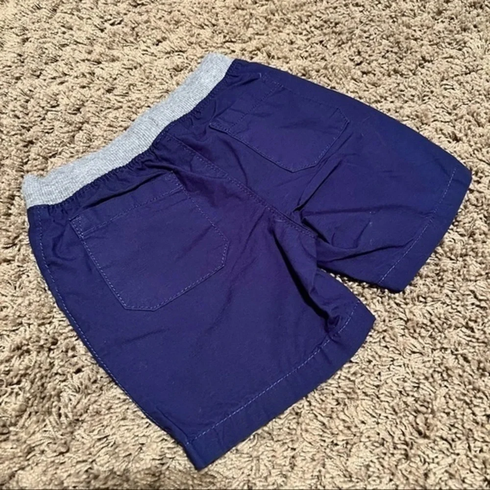 NWT Carters boys navy blue and gray cargo shorts 24 months